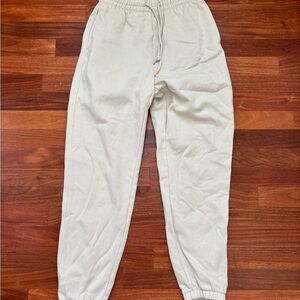 H&M Beige Jogger Sweatpants